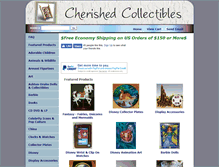 Tablet Screenshot of cherishedcollectibles.com